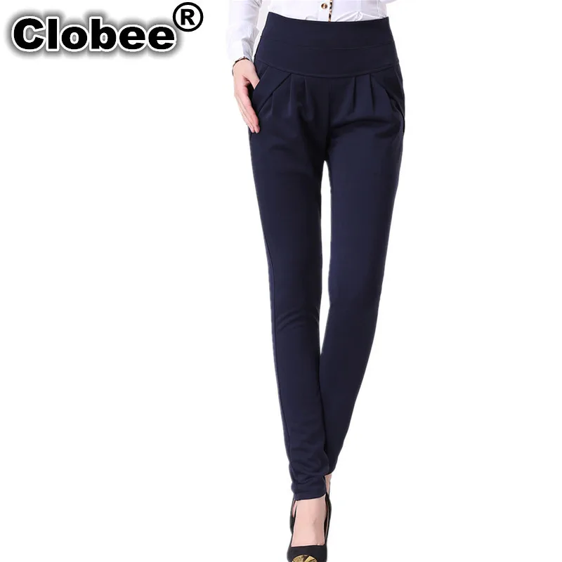 Pantalones mujer женские штаны-шаровары с высокой талией дамские офисные OL размера плюс брюки палаццо брюки Pantalon Femme ete спортивные штаны