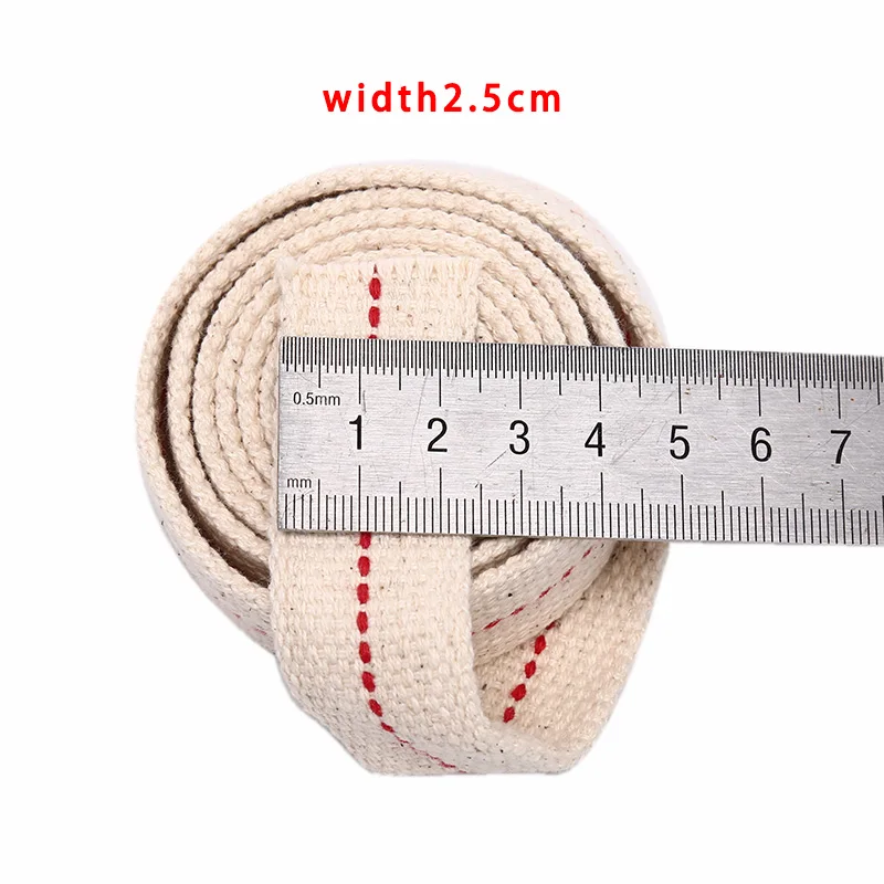 D 1M Kerosene Lamp Wick Braided Cotton Wick Flat Cotton Oil Lamp Wick For Oil Lamp Lamp Wick - Цвет: D