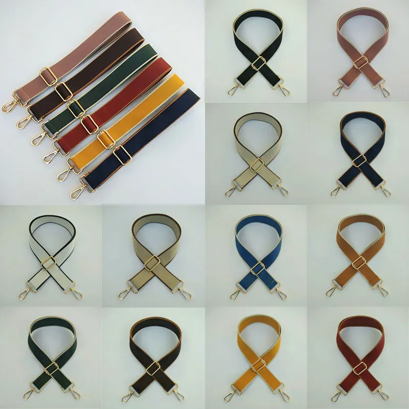 

Wide Solid Candy Color Shoulder Strap Adjustable Bag Handle Handbag Bag Strap Replacement Bag DIY Detachable Belt Accessories