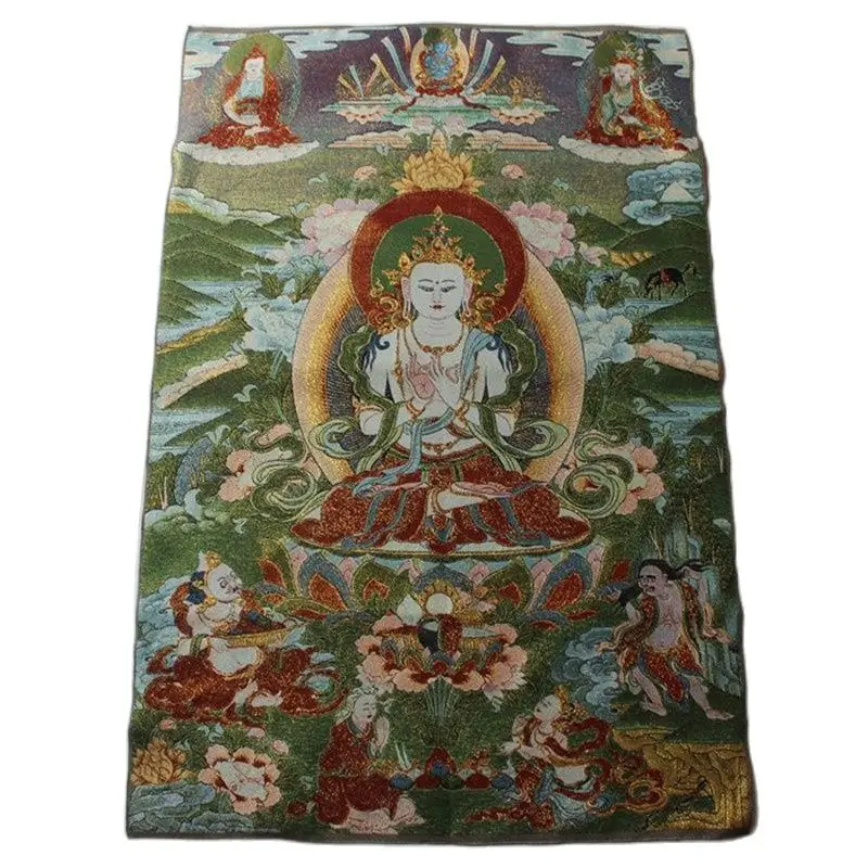 

Соберите Nepal Thangka шелк Будды, тибетский Будда тангка tangguanyin Будды вышивка 19