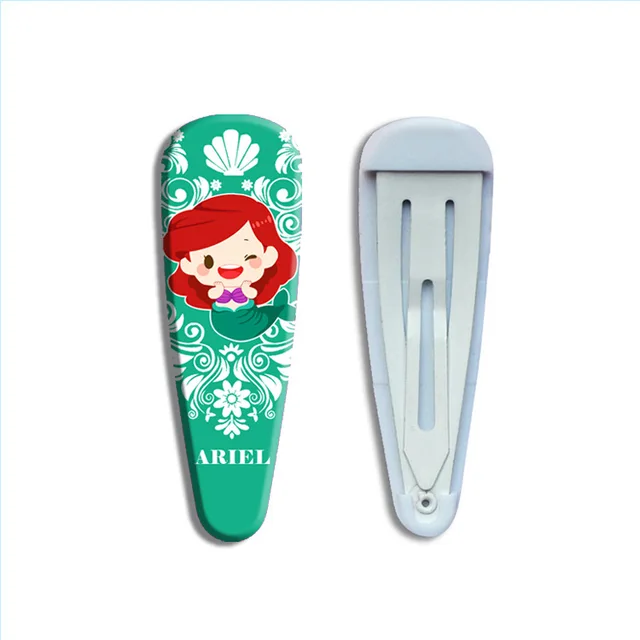 Disney Mickey Minnie Frozen Hairpin Cute Girls Headdress Children Hairpin Cartoon Girl Side Clip Hair Accessories Birthday Gifts 14