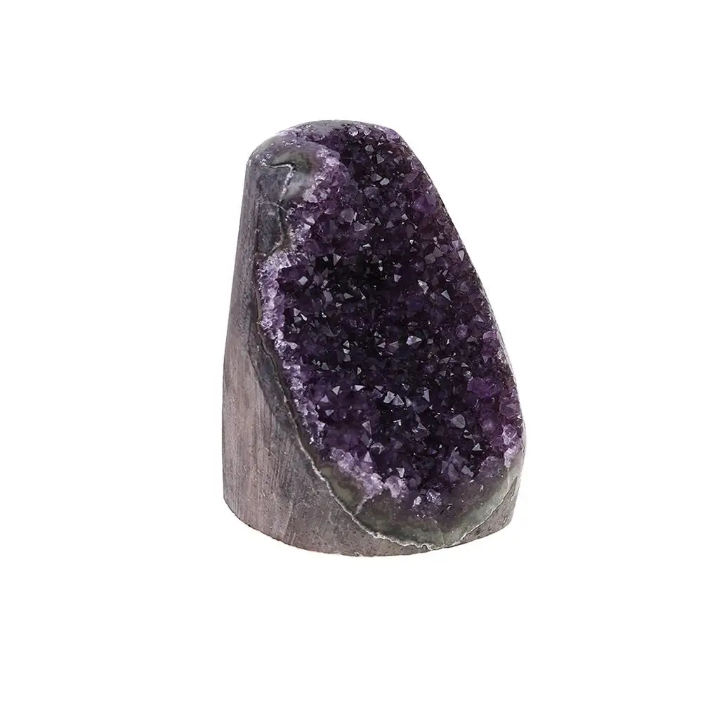 Фиолетовый кристалл травертин украшения оригинальный камень Коллекция дома DIY