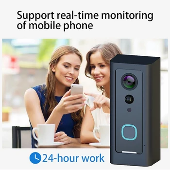 

Wireless CCTV Remote Motion Detection ABS Camera Home Anti-theft Mini Phone Smart WIFI HD Video Doorbell