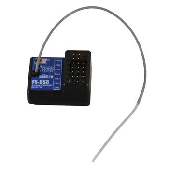 

Flysky 2.4G 6CH FS-BS6 RC Receiver Built-In Gyro Fail-Safe for FS-GT5 FS-IT4S Remote Control Transmitter Racing Car Boat