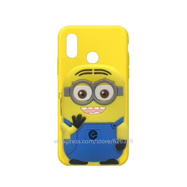 3D P Smart силиконовый чехол Минни totoro stitch Sulley чехол с единорогом кожи для huawei P Smart - Цвет: 24