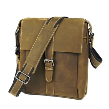

2020 New Retro feng ma pi Bag Leather Men's Shoulder Bag Male Shoulder Bag