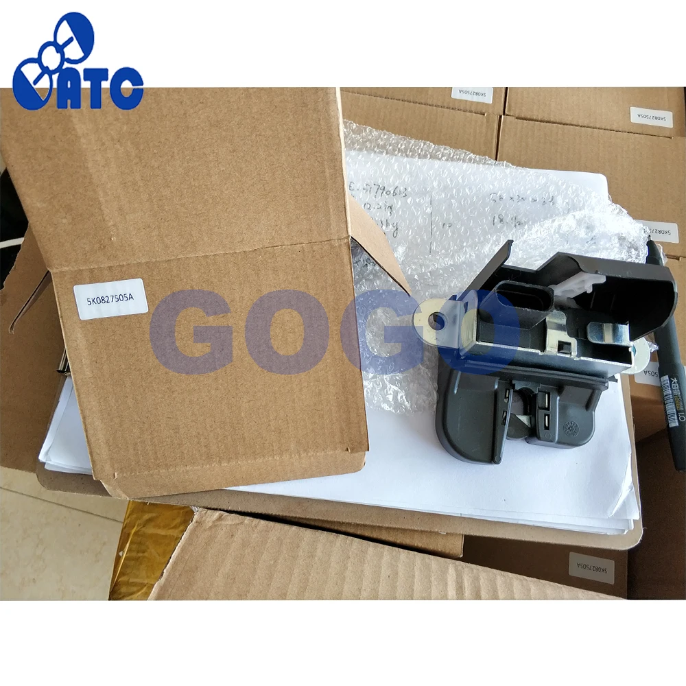 Car Rear Trunk Lid Lock Latch Tailgate Block For VW Golf 5 6 GTI MK5 MK6 MK7 Tiguan Touran Passat OEM 5K0827505A 1K6827505E | Автомобили и