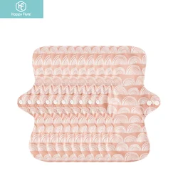 Happyflute – serviette menstruelle hygiénique en bambou, serviette hygiénique, réutilisable, doux et lavable, 10 pièces/ensemble 