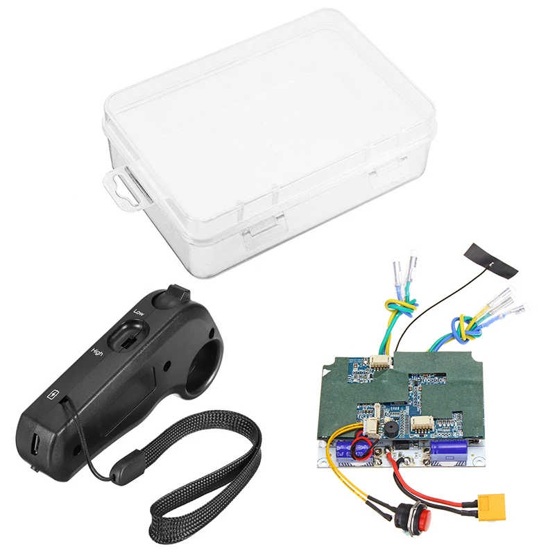 Эффективный 24 V/36 V 2,4G электрический шлифовальный станок для Dual Drive контроллер с пультом дистанционного управления для бесщеточным двигателем постоянного тока Электрический скейтборд Лонгборд
