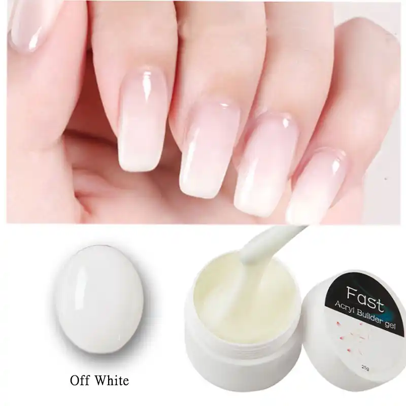 ポリネイルジェルアクリル25グラム乳白色ネイル入門uv Ledビルダージェルのヒント強化スリップソリューションクイック延長gellak Nail Gel Aliexpress