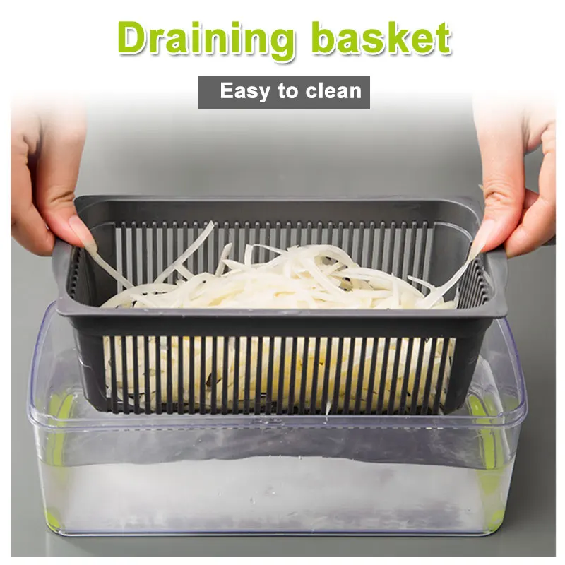 Vegetable Cutter Kitchen accessories Mandoline Slicer Fruit Dicer Cutter Potato Peeler Carrot Cheese Grater Vegetable Slicer