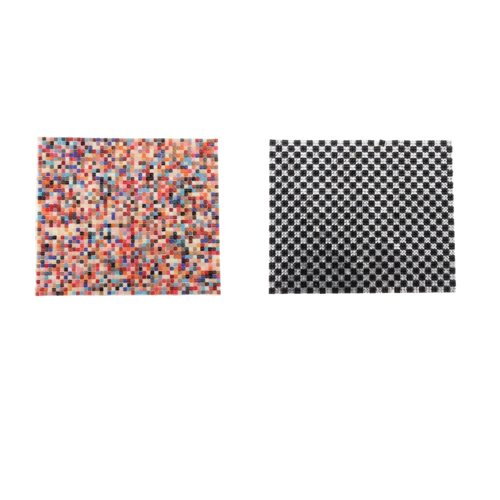 1/12 Dollhouse Wallpaper Mosaic Floor Covering with Self Adhesive