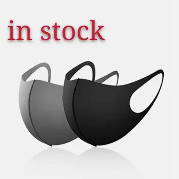 

Cotton PM2.5 Black mouth Mask dust mask Activated carbon filter Windproof Mouth-muffle