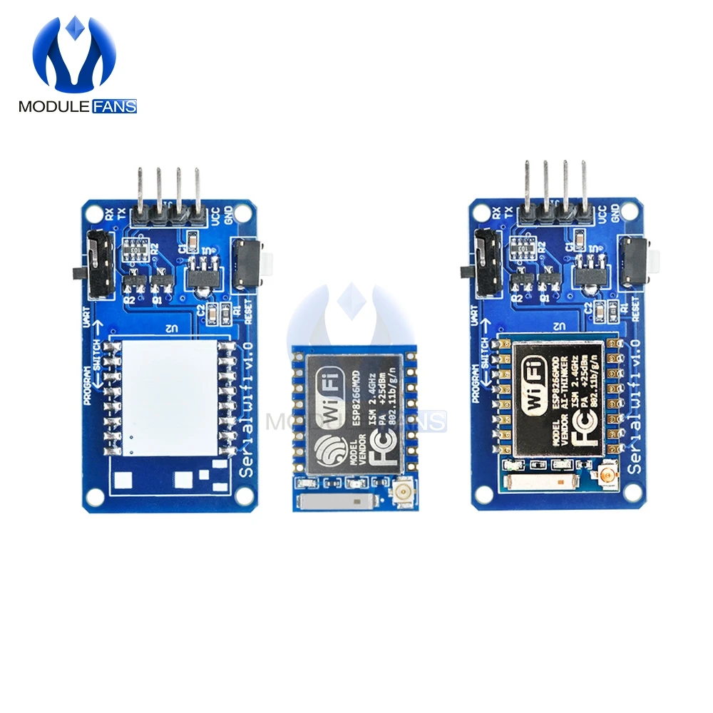 ESP8266 ESP07 V1.0 TTL последовательный Wi Fi модуль приемопередатчика плата TCP IP Adatper с