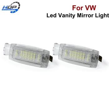 

2PCS LED Interior Visor Vanity Mirror Reading Light Lamp Fit VW Jetta Passat Tiguan Golf Touran Eos Polo Scirocco Sharan