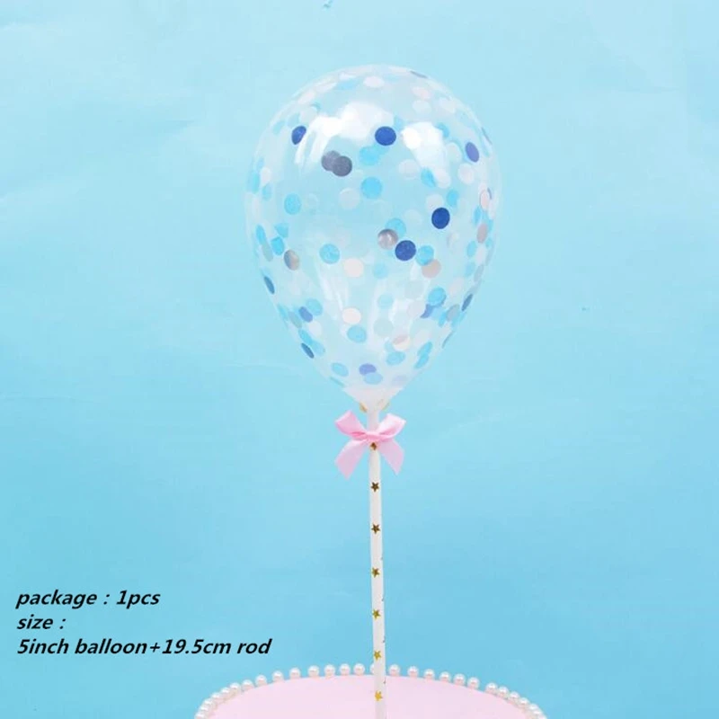 Round balloon 2 7 дюймов мини воздушные шары из фольги в виде цифр торт Топпер DIY Дети день рождения торт флаг свадебное украшение креативные самостоятельно надувные шары - Цвет: Round balloon 2
