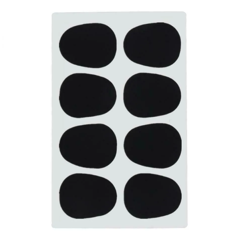 

8pcs Sax Mouthpiece Patches Pads Cushions Black For Alto/Tenor Saxophone 0.8mm Rubber Soprano Clarinet Mouthpiece Pads