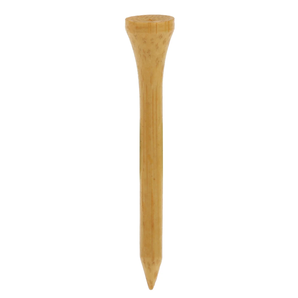 2 Pieces Portable Mini Golf Tee Holder Carrier & 8 Pieces 55mm Wood Golf Tees Set Golf Accessories