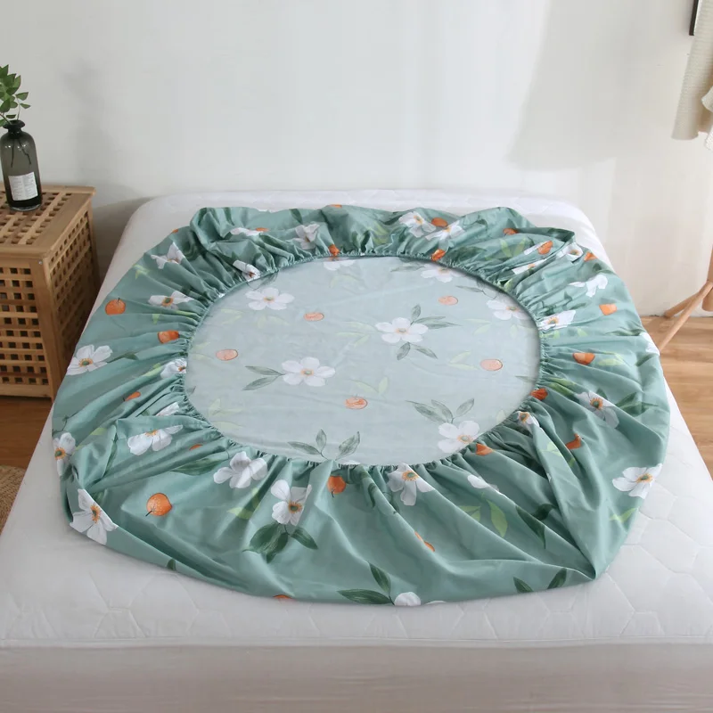 Комплект постельного белья из 100% хлопка Высококачественная эластичная простыня