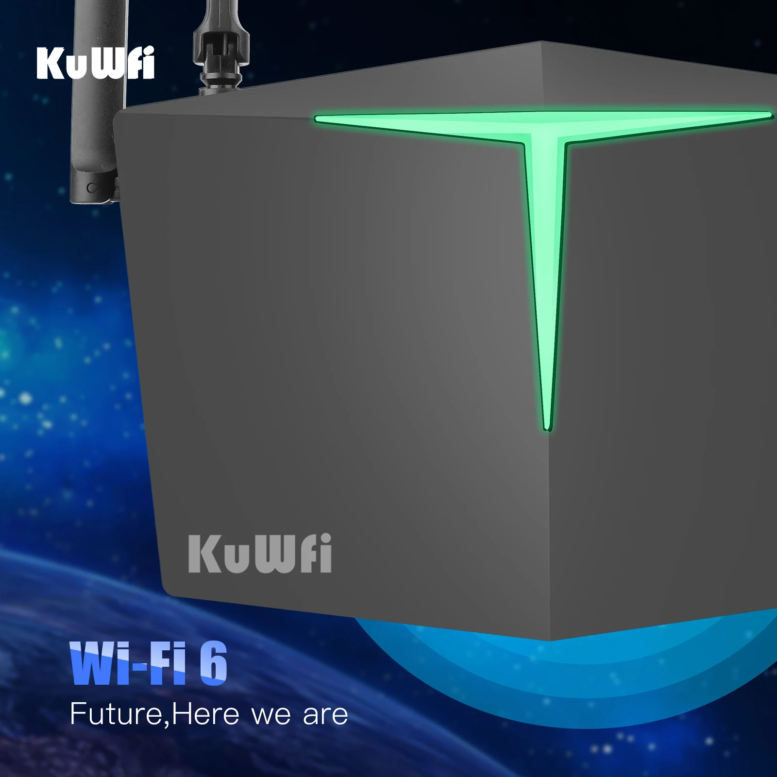 1800Mbps WiFi 6 Wireless Wifi Router Dual Band 2.4G/5Ghz Wi-fi Router With RJ45 WAN Port ​Support 128 Users And WPS WPA WPA2