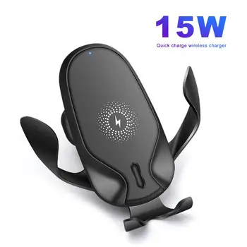 

15W QI Wireless Car Charger Gravity Clamping Phone Holder Fast Charging Stand For IPhone 11 Pro Max 8 X XR XS Samsung S20 S10