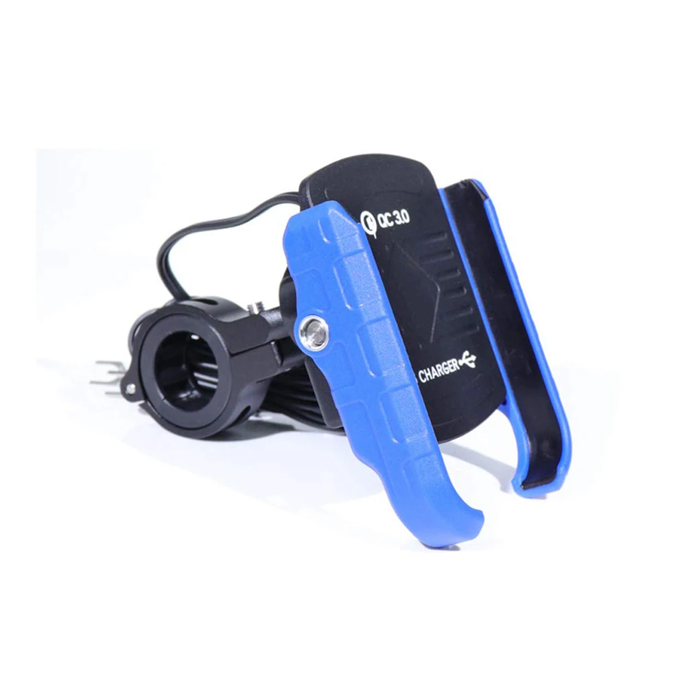 Алюминиевый держатель подставки для мобильного телефона мотоцикла с QC 3,0 USB зарядное устройство gps для велосипеда мотоцикла держатели для мобильных телефонов подставки
