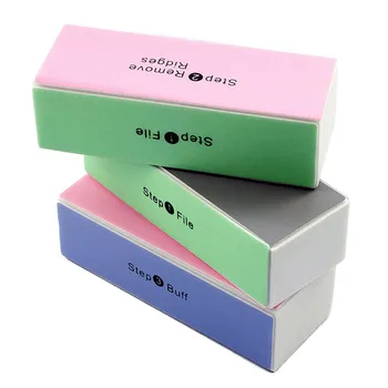 

MATAVENI 10PCS 4 Ways Nail File Sanding Files Acrylic Beauty Salon Pedicure Manicure Nail Polish File Buffing Block