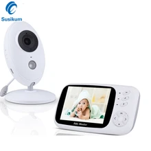 3,5 дюймовый беспроводной видеоняня цветной монитор для детей музыкальный ИК-камера наблюдения 2 способа аудио разговора ночного видения температуры няня