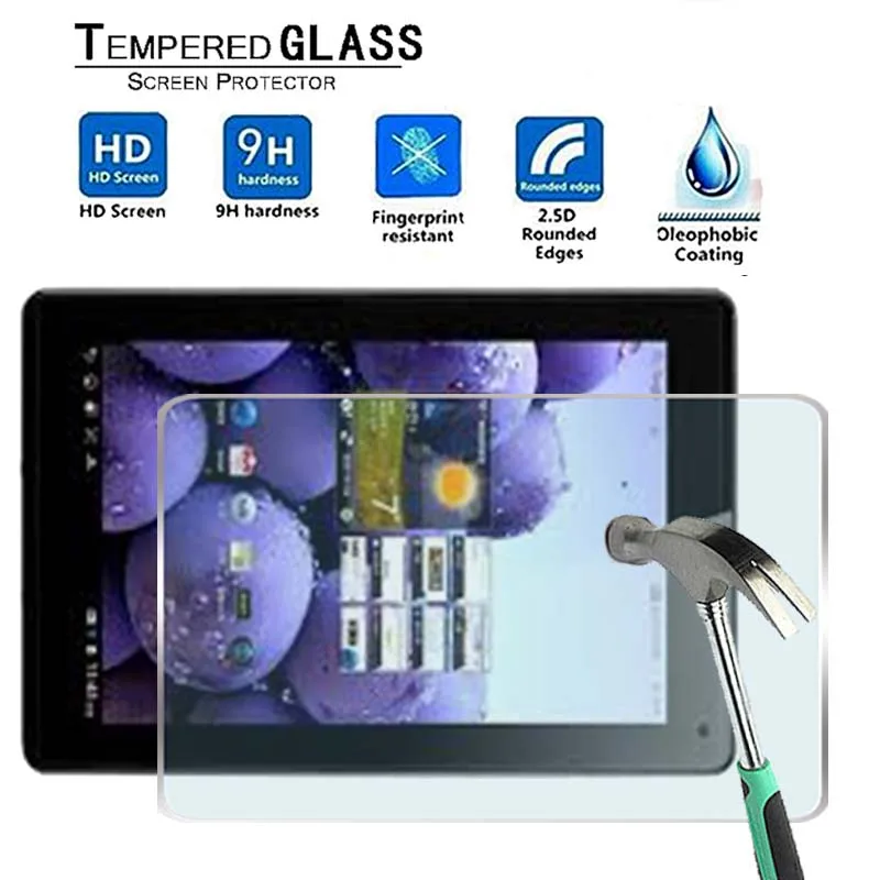 2Pcs 9H Premium Clear Tempered Glass Film Screen Protector For LG Pad/Tablet 