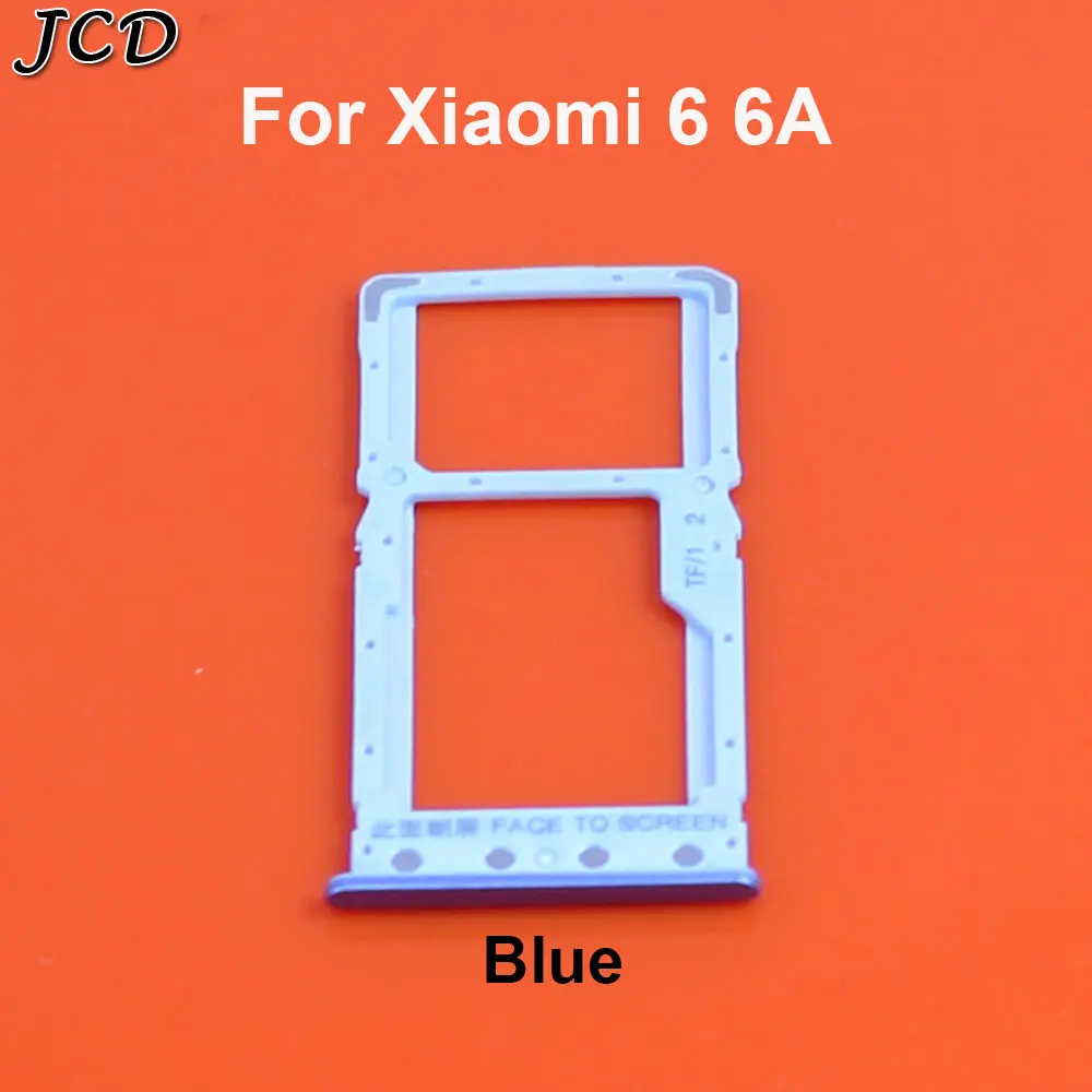 JCD для Xiaomi Redmi 6 6A Micro Sim держатель Слот запасной отсек адаптеры Синий Серый Золотой Розовый