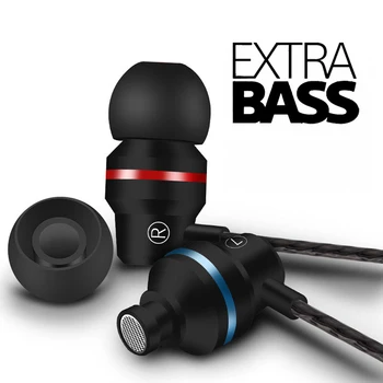 

In-Ear Headphones For Xiaomi Earphone For Phone 11 Pro Stereo Bass Headset Metal Wired Earphone HiFi Headphones Mic for Samsung