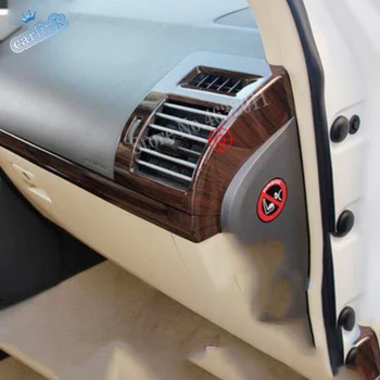 

ABS Plastic Car left and right air outlet frame Cover Trim For Toyota Land Cruiser Prado FJ150 2010 - 2017 car styling 2pcs