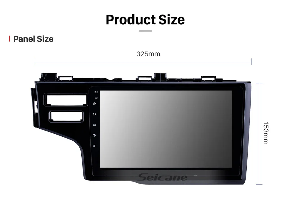 Seicane gps автомобильное радио 2.5D экран 9 дюймов Android 8,1 для Honda Fit 2013- левосторонний блок плеер Поддержка камеры заднего вида