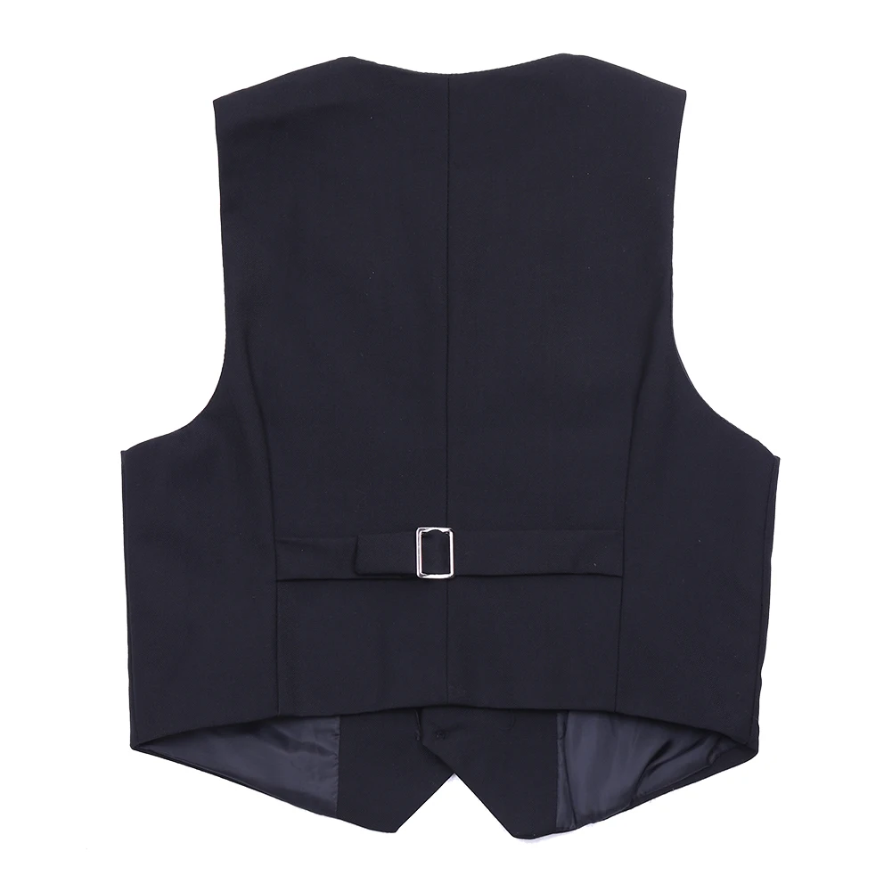 Boys Dress Suit Vest Children's Formal Black Vest Piano Performance Clothes Kids Gentleman School Party Waistcoats Costume 3-12Y