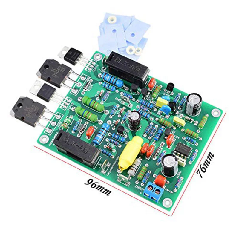 RISE-2Pcs аудио усилитель плата Amplificador 100 Вт x 2 стерео двухканальный Quad405-2 усилитель мощности собранная плата
