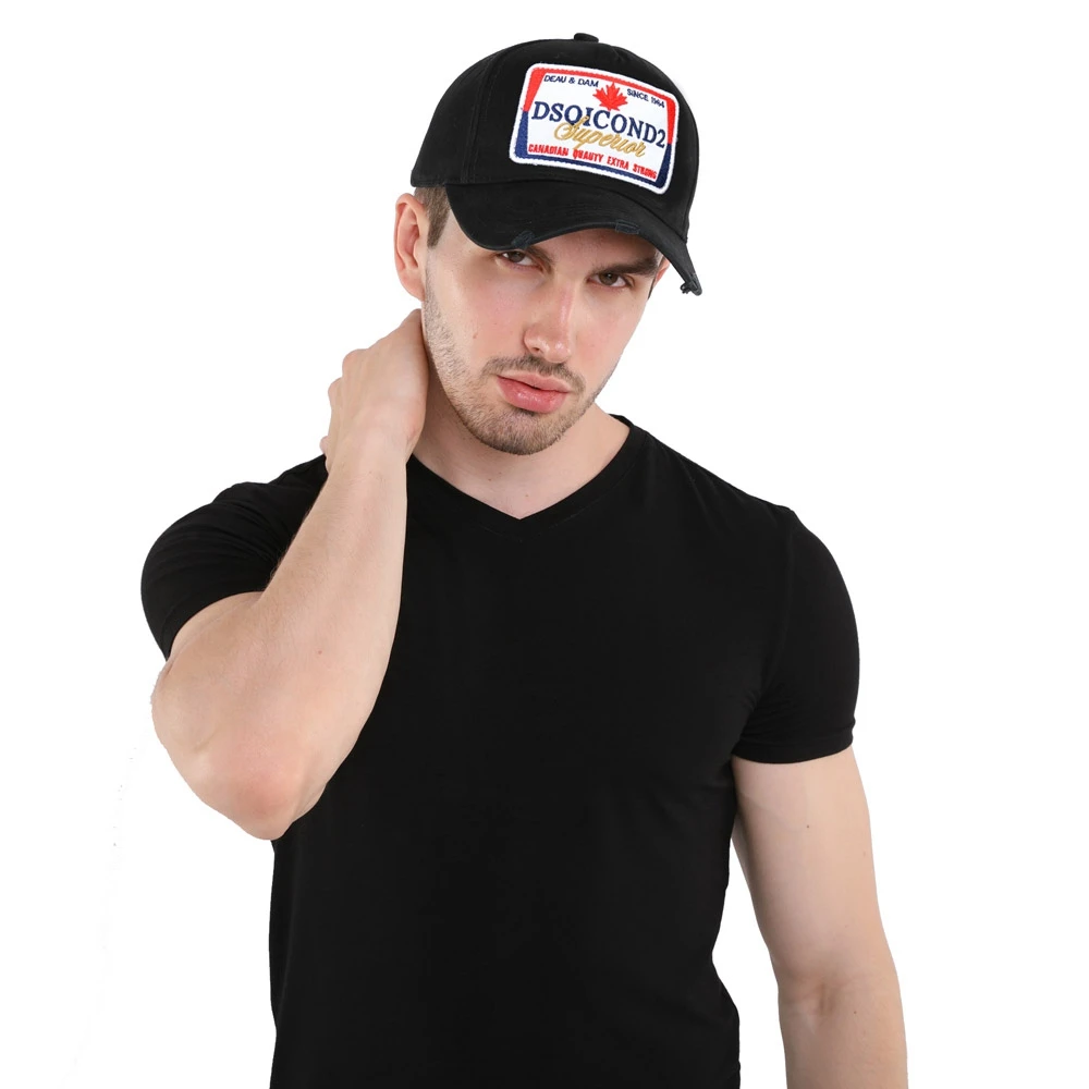 Wholesale Cotton Baseball Cap DSQ2 DEAU&DAM SINCE 1964 Embroidery Baseball Caps Men Snapback Women Hat Maple leaf hat