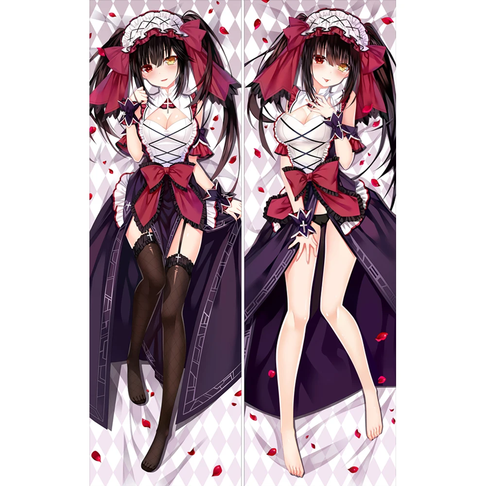 Двойное июля 2019 Date A Live персонажи Аниме Сексуальная девушка itsuka kotori наволочка токисаки Куруми Dakimakura наволочки для подушек