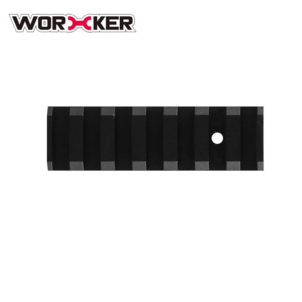 WOERKER Mod несколько длин Пикатинни Топ для Nerf запасные части для ружья Blaster модификация рейка Крепление Нейлон рифленый Топ Железнодорожный комплект трек