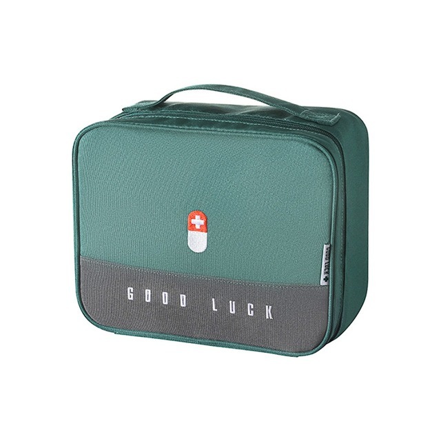 Layered Medicine Box Large-Capacity Home Portable Waterproof Fabric Medicine Cabinet Storage Box First Aid Kit