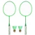 1 Пара Бадминтон Ракетки с Мячами 2 Игрока Бадминтон Набор для Детей Крытый Открытый Спорт Игры