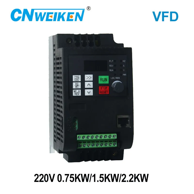 1.5KW/2.2kw 220V Three-phase inverter input low frequency Adjustable Speed Inverter | Обустройство дома