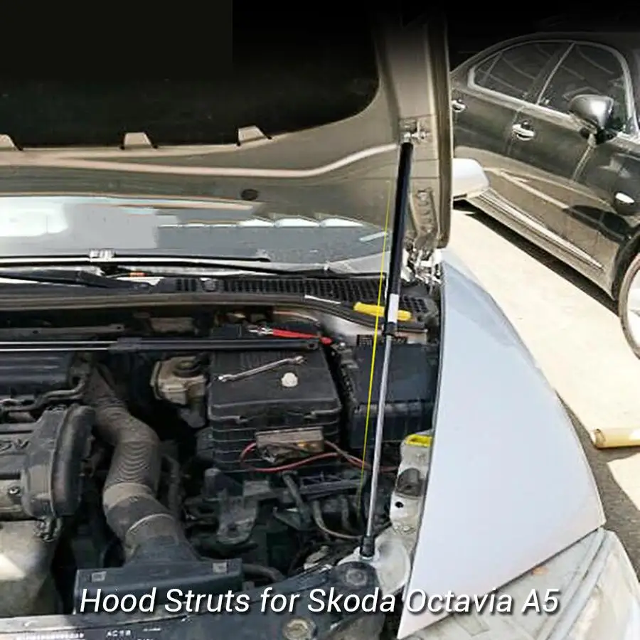 Для Skoda Octavia A5 2004-2014 Автомобильный Стайлинг ремонт капота капот газовый Шок лифт стойки бар Поддержка штанги Гидравлические аксессуары для