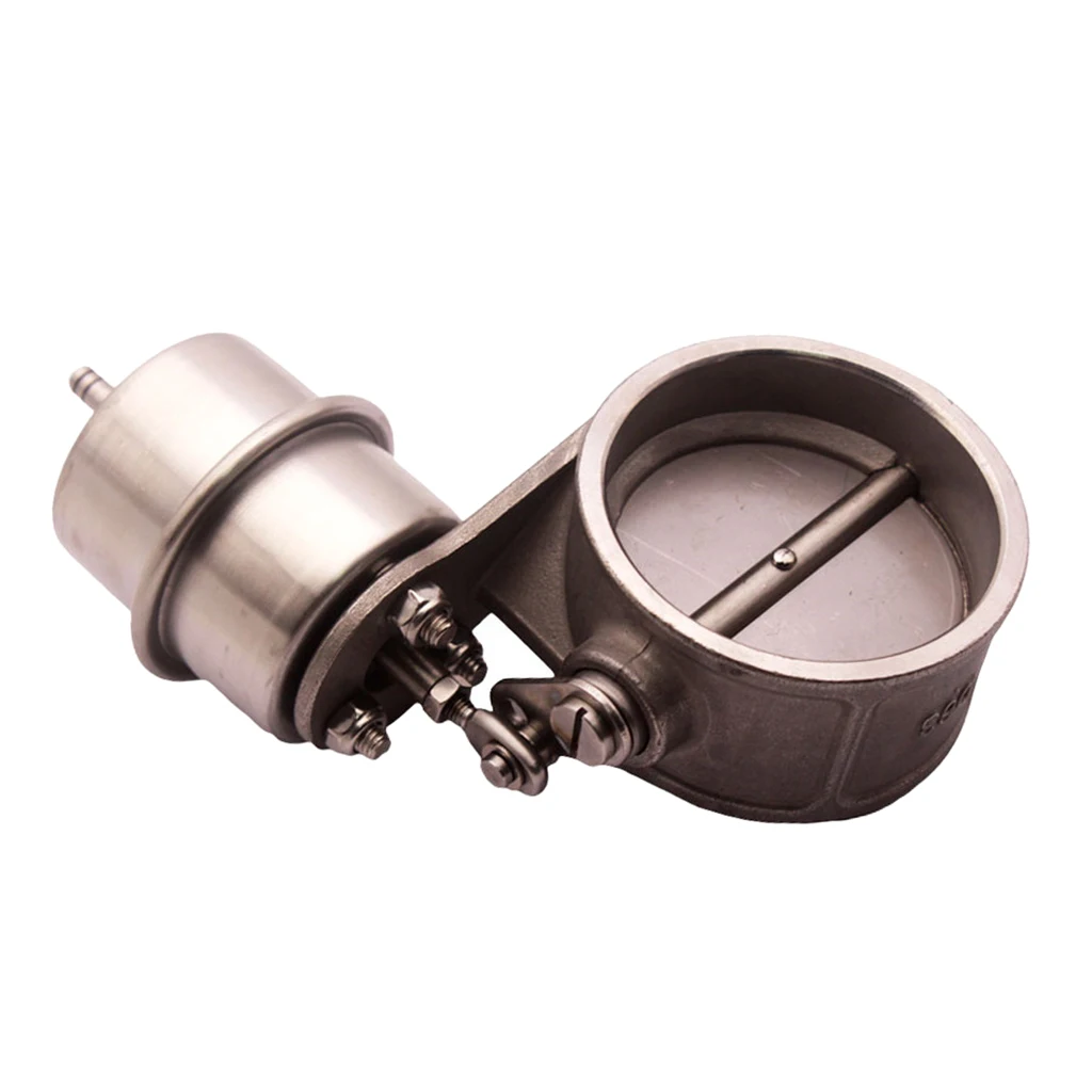Car Exhaust Control Valve Boost Vacuum Activated Exhaust Remote Control Variable Sports Car Sound Fits 63mm Pipe Vehicle 2.5in