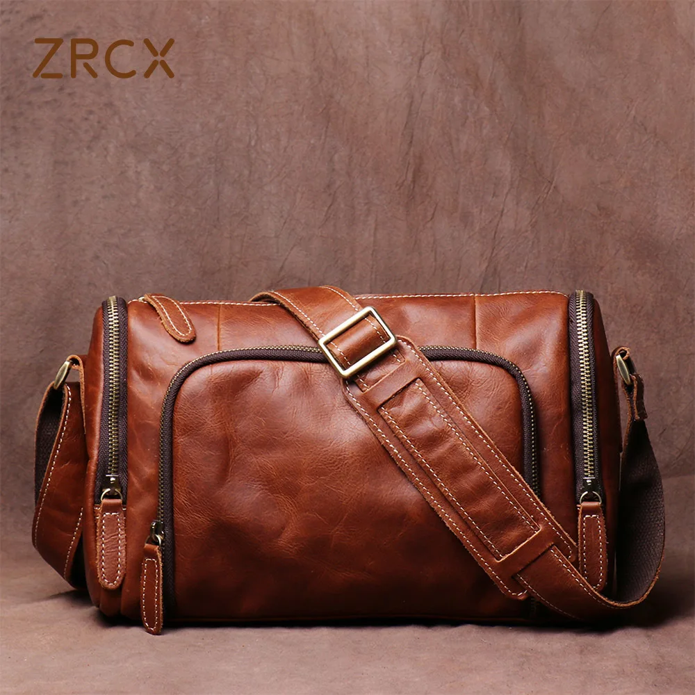 Exception Goods Man Purse Crossbody Leather, Mens Shoulder Bag Leather Messenger Bag for Men
