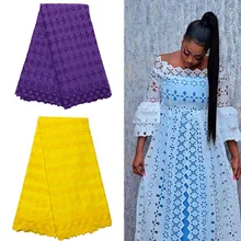 High Quality Swiss Voile Lace African Lace Fabric African Swiss Cotton Embroidered Atiku man fabric For Party Dress XM08042