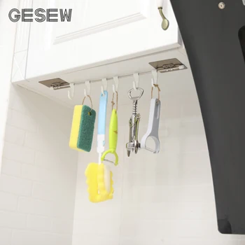 

GESEW Storage Hook Multifunction Holder Hooks Wall Mounted Shelf Rack Home Organizer Storage Rack Tools Kitchen Organizer