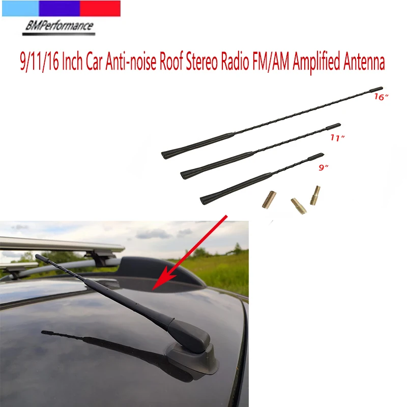 

Car Anti-noise Roof Stereo Radio FM/AM Signal Antenna For Bmw X5 E70 X6 E71 E72 G20 G30 G31 G38 G15 G32 G11 G12 G01 G02 G05 G06