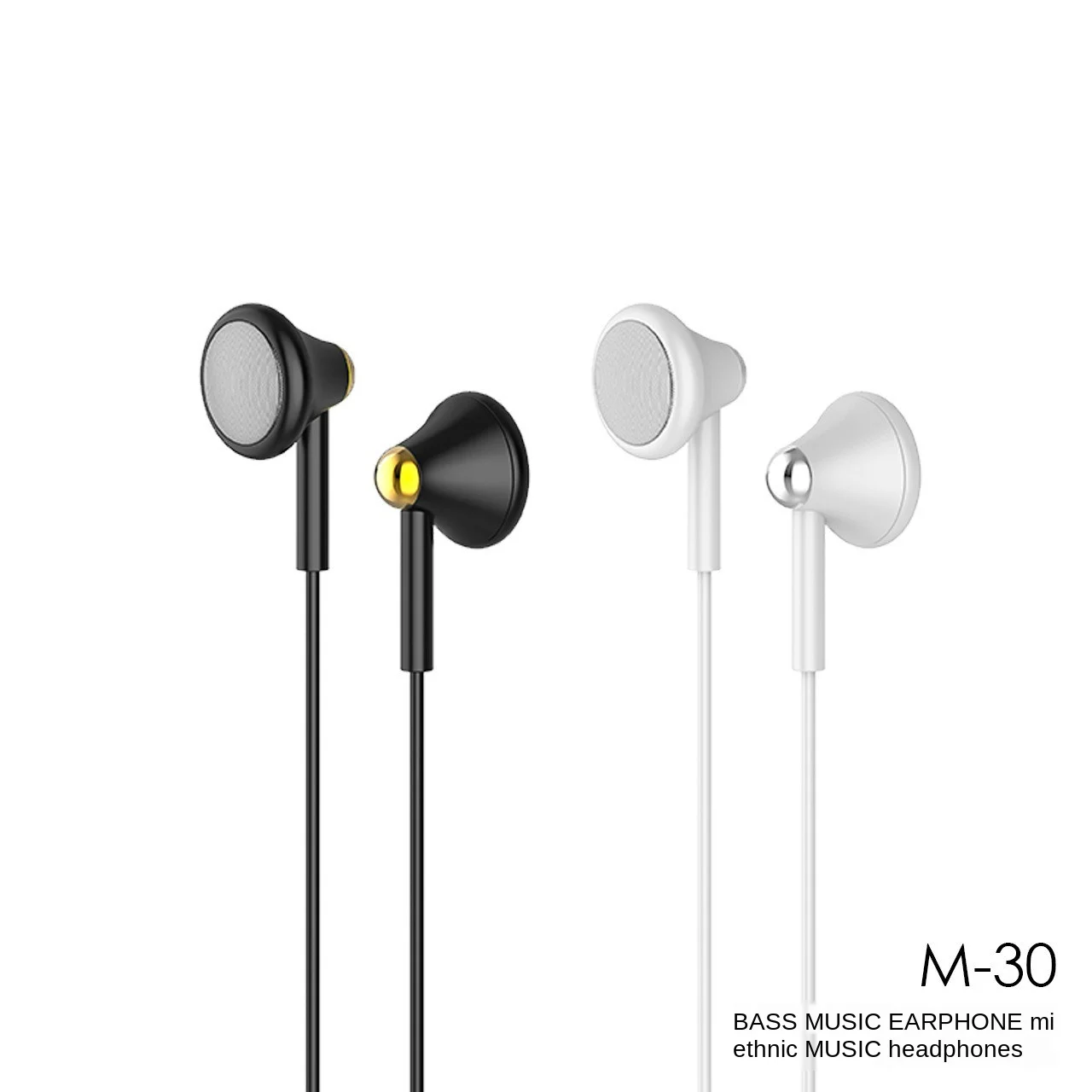 

SEMVIS Wired Flat Eadphones High-Sound Quality Monitor Convenient Carrying Factory Production Earphone Headset