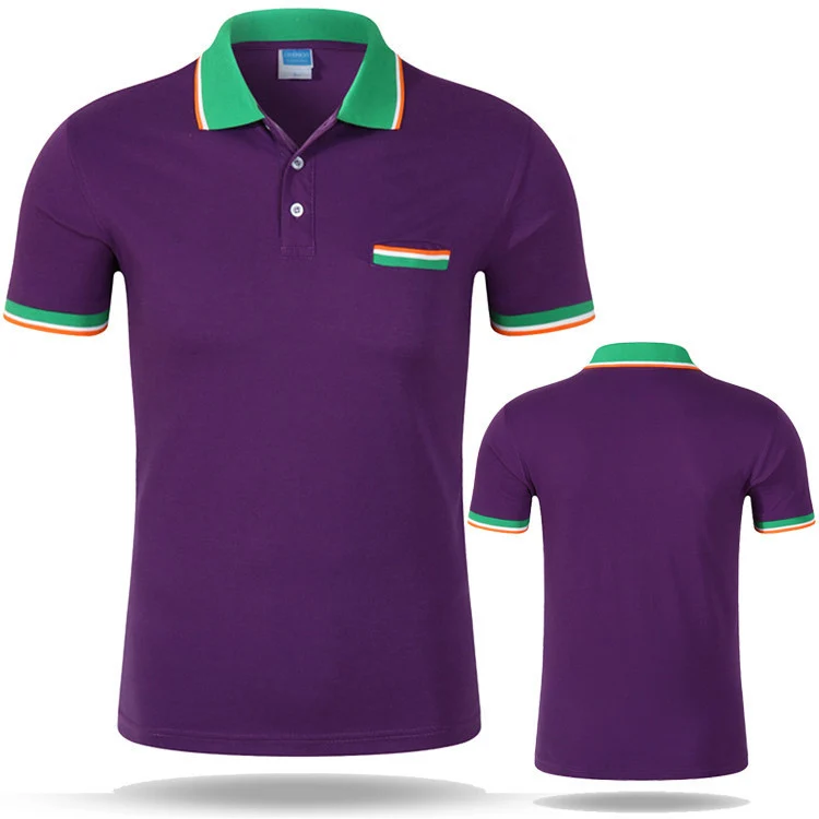 Брендовые новые женские рубашки поло мужские хлопковые рубашки с коротким рукавом брендовые Трикотажные мужские поло homme Большие размеры, S-3XL camisa Polo masculina - Цвет: Фиолетовый