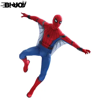 

2019 NEW Spiderman Back To School Season Hero Expedition Super Hero Avengers Action PVC Cloth Figure Toys Doll Gift with 29.5cm